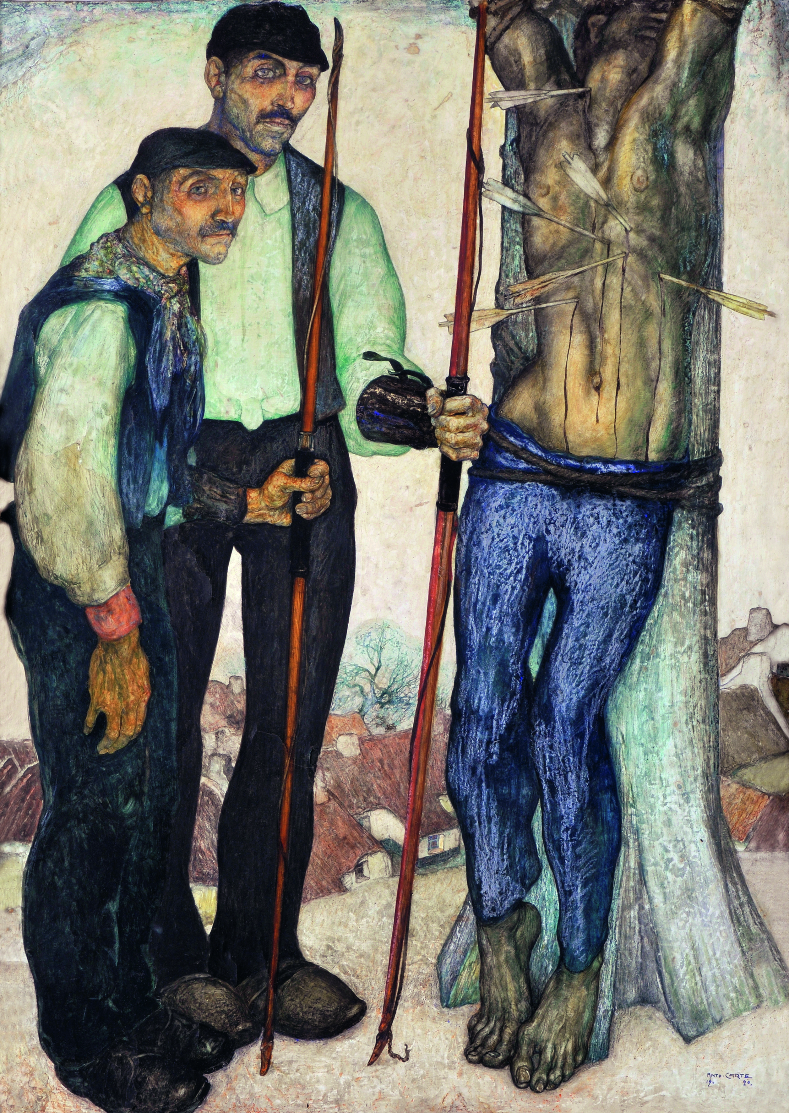 The Archers of Saint Sebastian (or Archers in the Borinage)