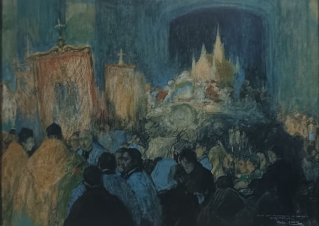 Study for the Procession of The Golden Coach in Mons
